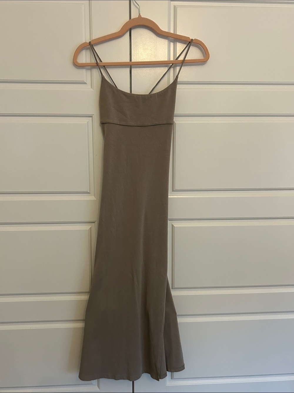 WILFRED Taupe Midi dress